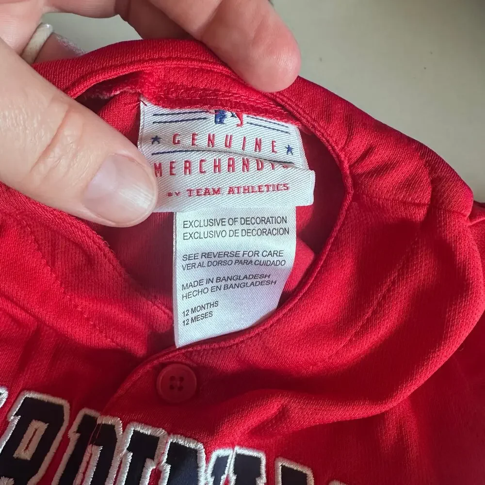 St. Louis Cardinals Jersey - Size 12 Months - Red